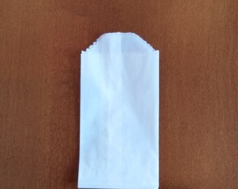 20 Micro Mini 2" x 3 1/2" Sheer Waxy Glassine Bags