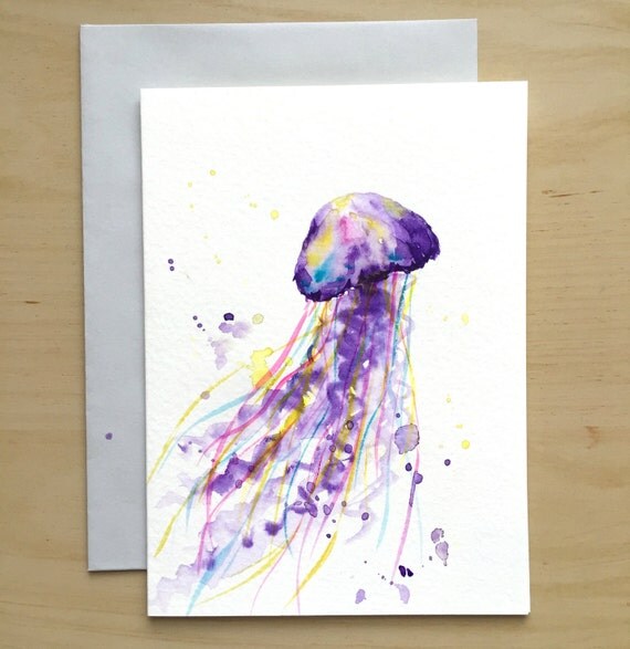 Unique 20 Handmade Card Jellyfish