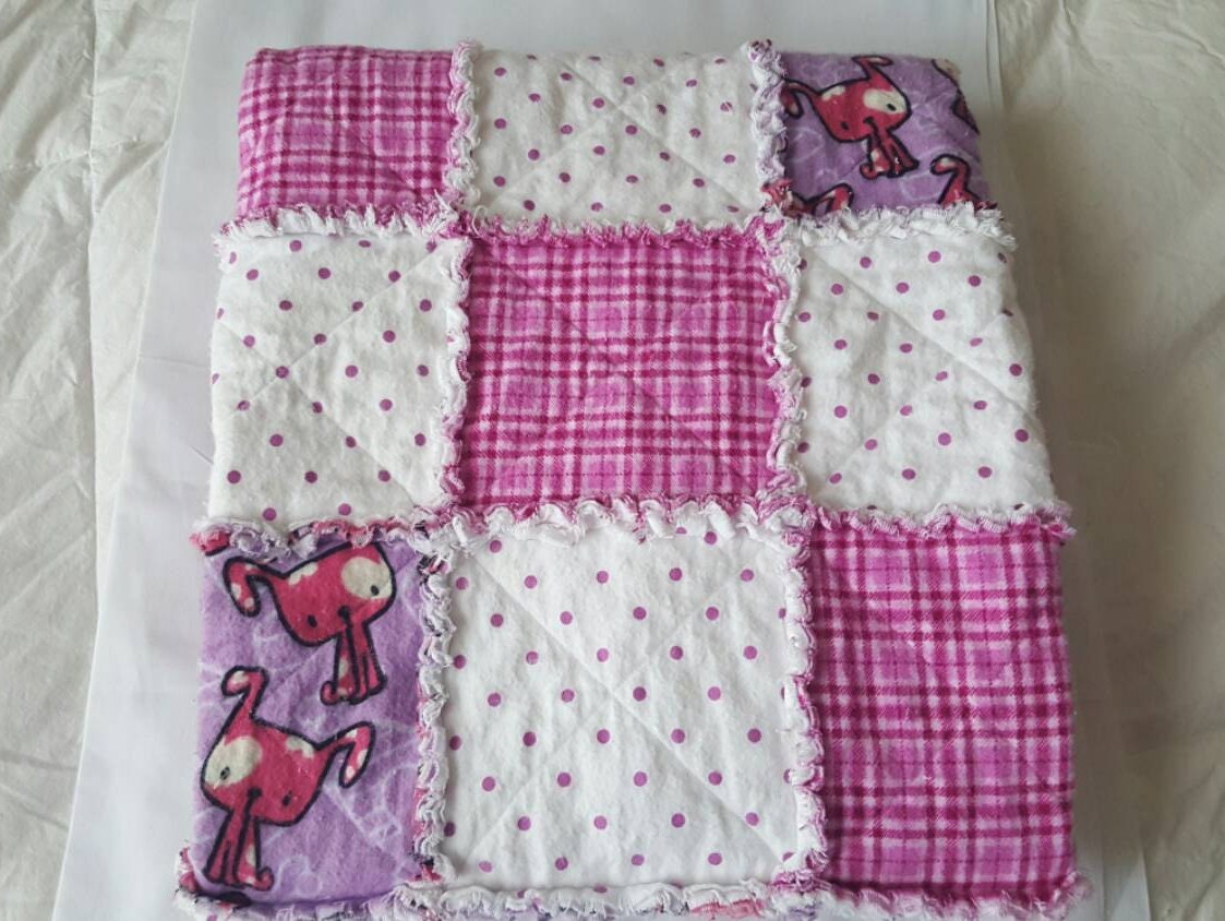 Flannel Rag Quilt Flannel quilt Cotton Flannel Quilt Rag