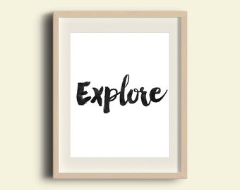 Explore Print Etsy