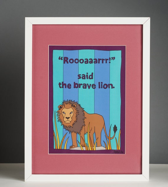 brave lion book