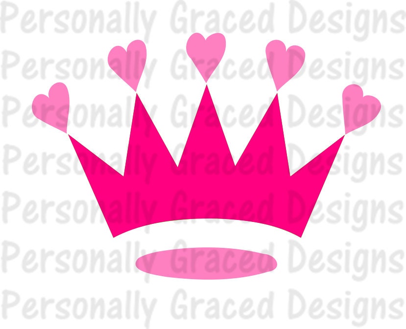 SVG DXF EPS Cut file Princess Crown Crown svg Princess