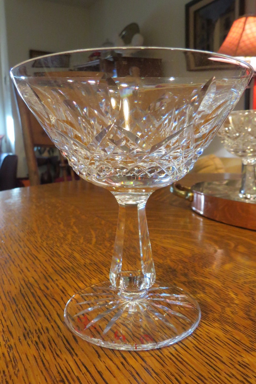 waterford dessert glasses