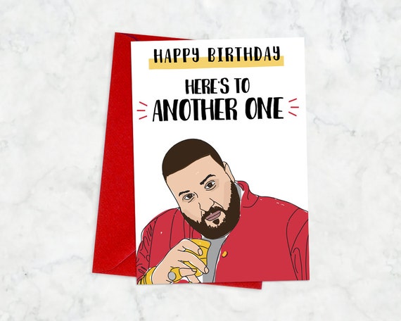 Printable DJ Khaled Birthday Card // Printable Another