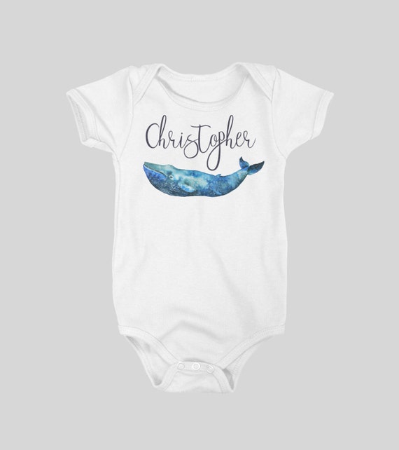 Items similar to custom whale bodysuit, whale baby clothes, baby whale
