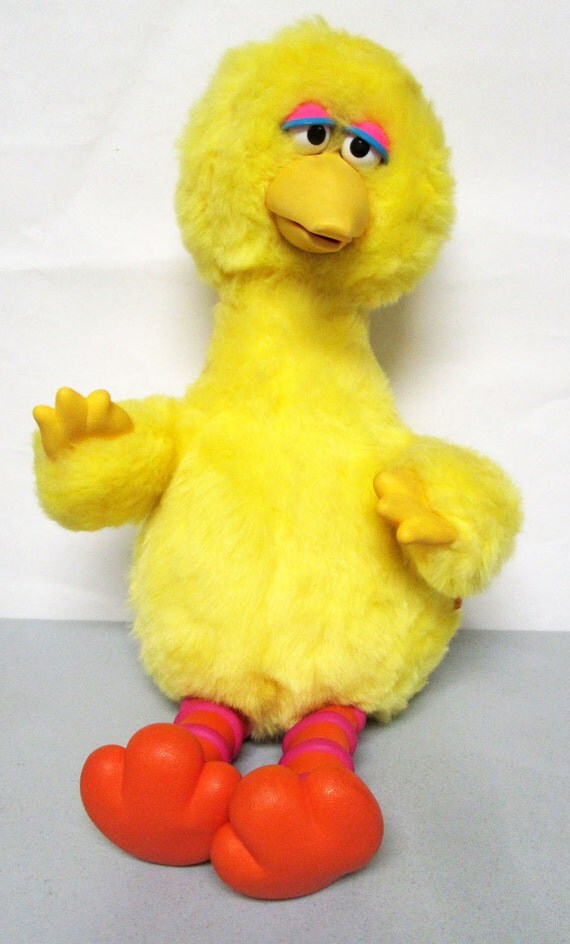 talking big bird stuffed animal