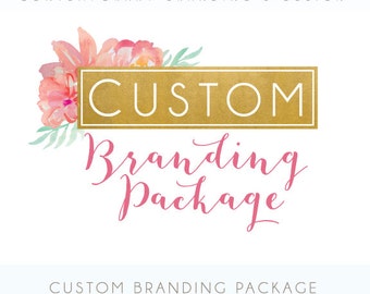 Etsy Branding Package - Custom logo, Etsy banner and avatar, Business card, custom listing, reserved listing - Custom to fit your Etsy shop