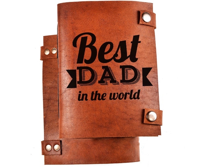 Father's day gift - gift for dad - notebook for dad - pocketbok - gift for father - custom journal