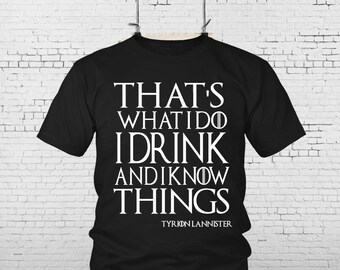 tyrion lannister quotes t shirts