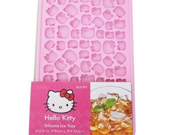 Hello Kitty Silicone Mold Ice Tray - Silicone Moud - Moule en Silicone - Ice Cube Form - Small Ices
