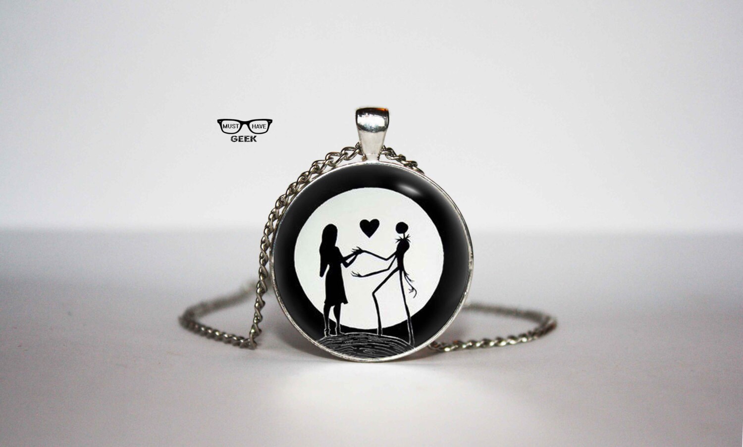 nightmare before christmas necklace jack skellington sally nightmare before christmas necklace jack skellington sally