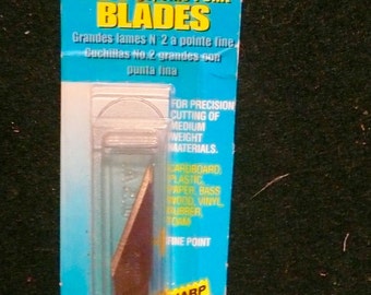 X-Acto Blades Number Two Fine Point Blades Art Supplies Cutting Blades