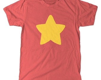 Steven Universe Coral T-Shirt, Cartoon Star Tee