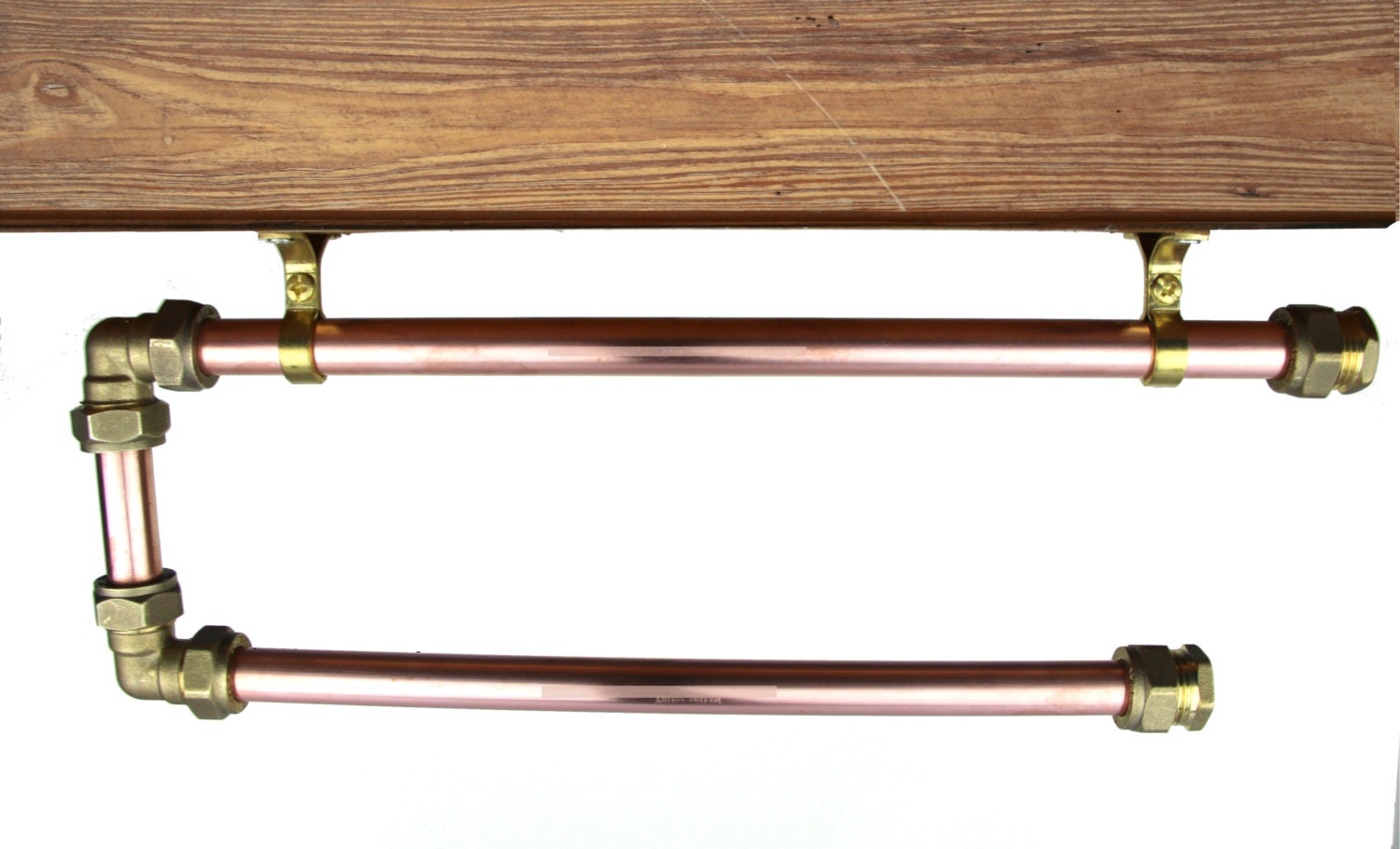 Modern Industrial Handmade Copper Kitchen Roll Holder