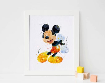 Mickey Mouse Wall Art mickey mouse art | etsy Mickey Mouse Wall Art mickey mouse art | etsy