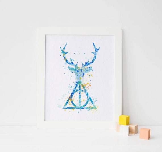 Harry Potter print Expecto Patronum Deer Patronus Magic