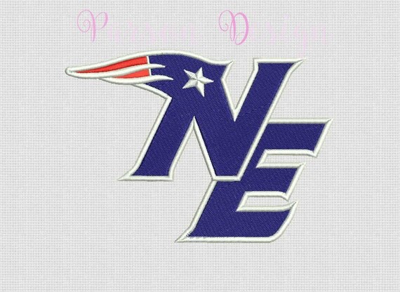 New england patriots 9 size embroidery designs by parsondesign