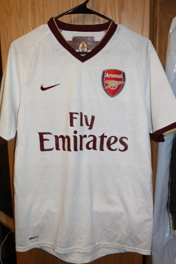 Arsenal Jersey 2007 08 3rd Kit Away Soccer By Slamdunkvintage