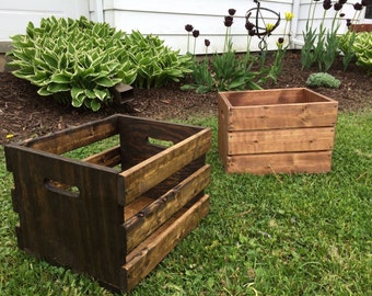 Handcrafted Wooden Crates