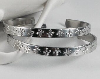 Prince Logo Skinny Cuff Bracelet, Prince Bracelet, Silver Prince Bracelet, Prince Jewelry, Prince, Prince Logo, Prince Tribute