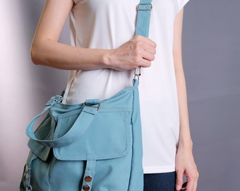 Sale 20% OFF-Ready To Ship-Messenger Bag in Spruce/Handbag/Shoulder bag/Tote/Gift Ideas/Crossbody bag/messenger bag/For Him/For Her - 091