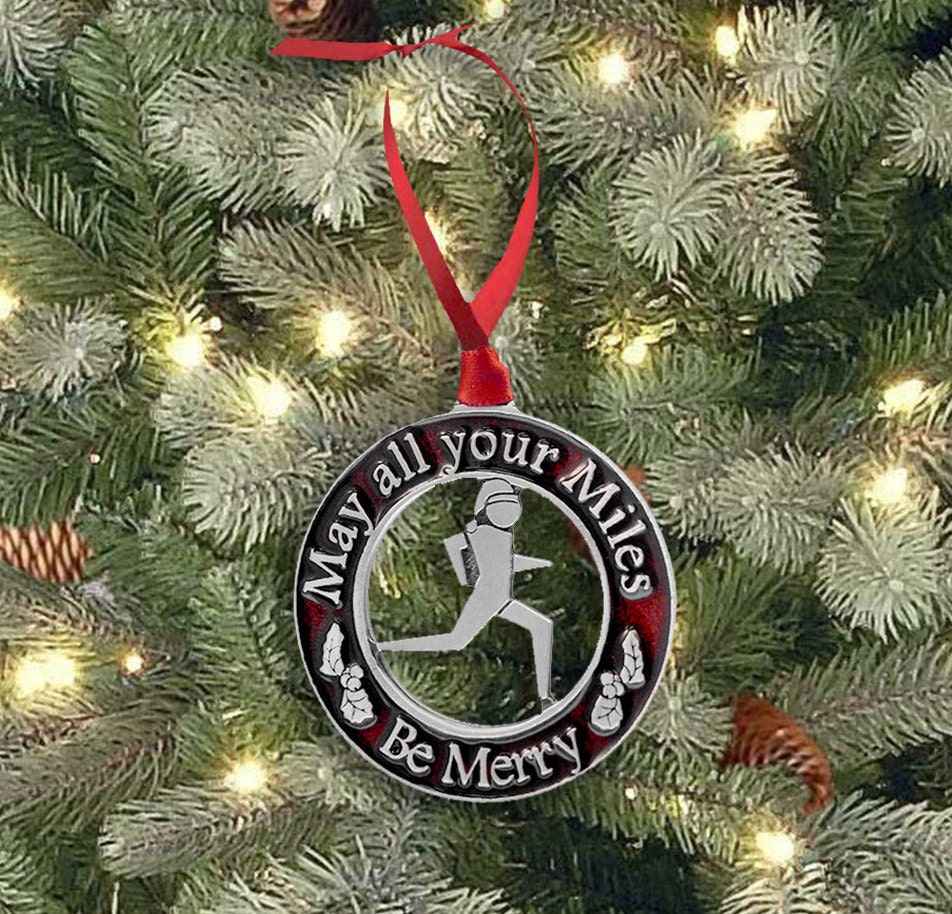 Runner Christmas Ornament 