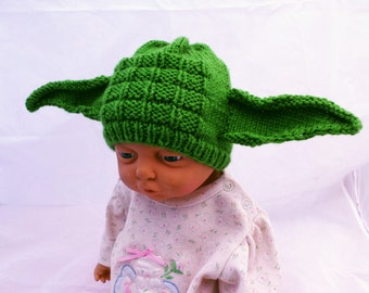 Yoda Hat Baby or Newborn Prop