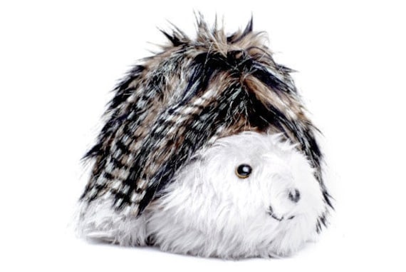 Toy Baby Hedgehog Unisex Toy Black Grey Striped Fleck Faux Fur Silver Grey Plush COLDHAMCUDDLIES Stocking Stuffer Christmas Present