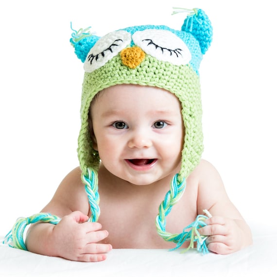 Owl Hat Baby Owl Hat Sleeping Owl Hoot Owl Hat by LittleMissPrim