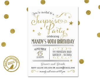 cards 123 greeting birthday 70th 40th Birthday Floral Birthday Invitation invitation