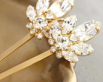 Bridal Hair Crystal Pin,Bridal Swarovski Bobby Pin,Bridal Crystal Bobby Pin,Wedding Hair Jewelry,Crystal Bridal Hair Jewelry,Bridal Hair Pin