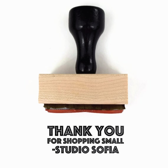 Custom Thank You Stamp Thank You For Shopping