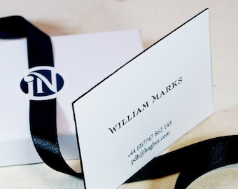 Thick Business Cards, Painted Edges, Unique Business Card, Calling Cards, Business Cards, 810gsm Card, Custom Business Cards, Modern