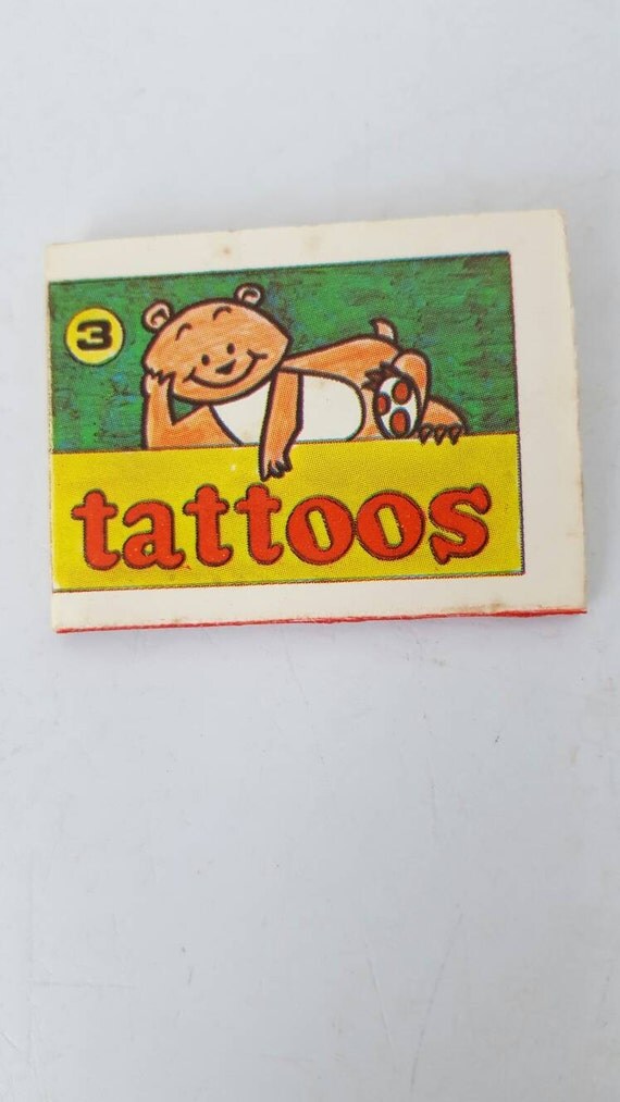 Items similar to Vintage Cracker Jack Tattoos on Etsy