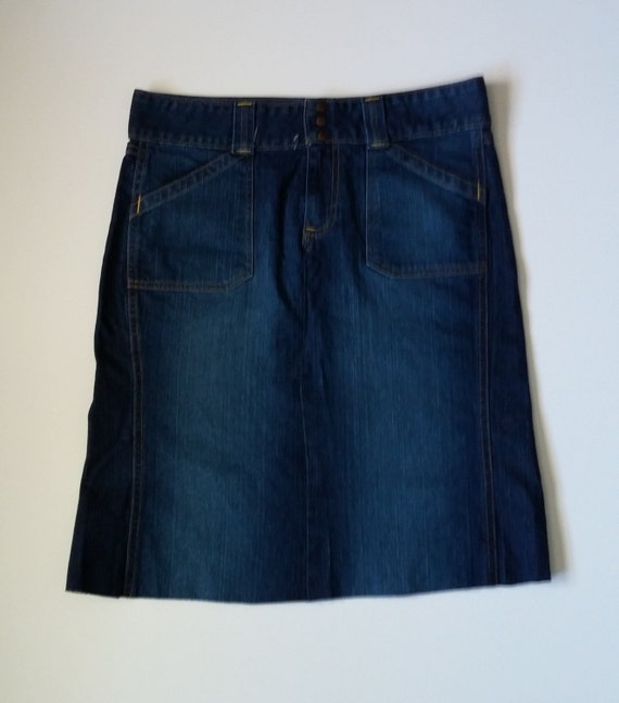 Ladies Upcycled Denim Skirt