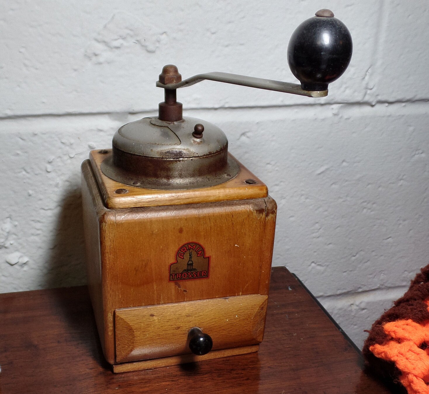 Coffee Mill / Wood Coffee Mill / German Coffee Mill / Armin