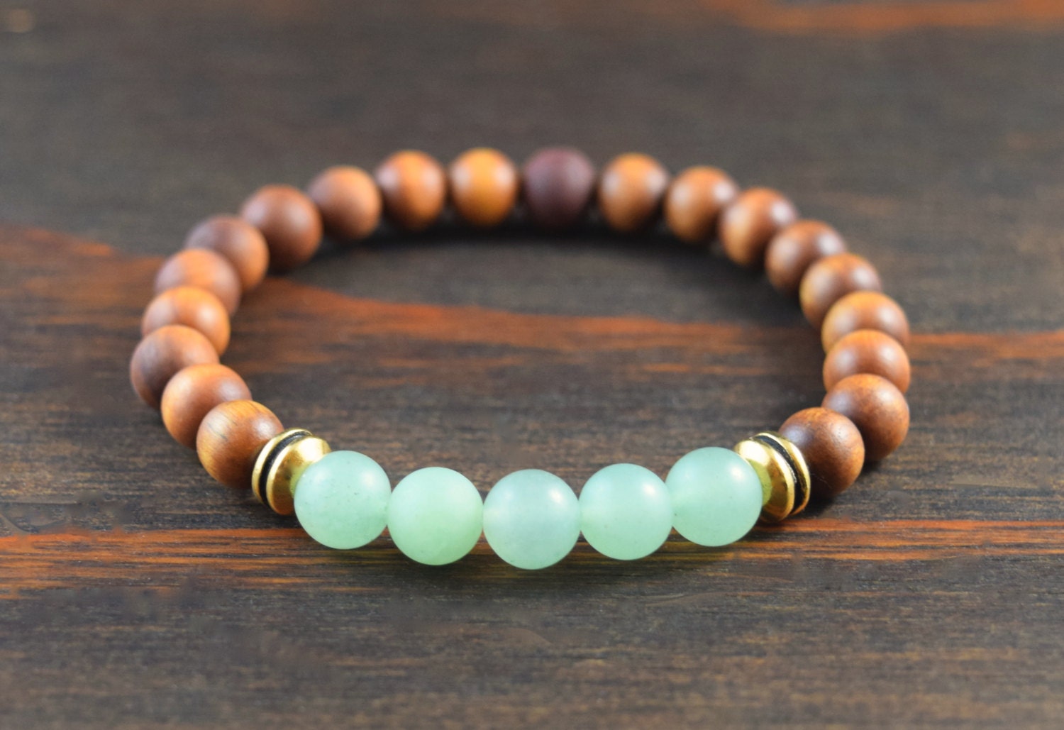 Men's Sandalwood Bracelet. Scented Sandalwood Bracelet