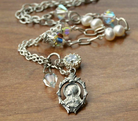 Religious Catholic jewelry Catholic Religious Necklace