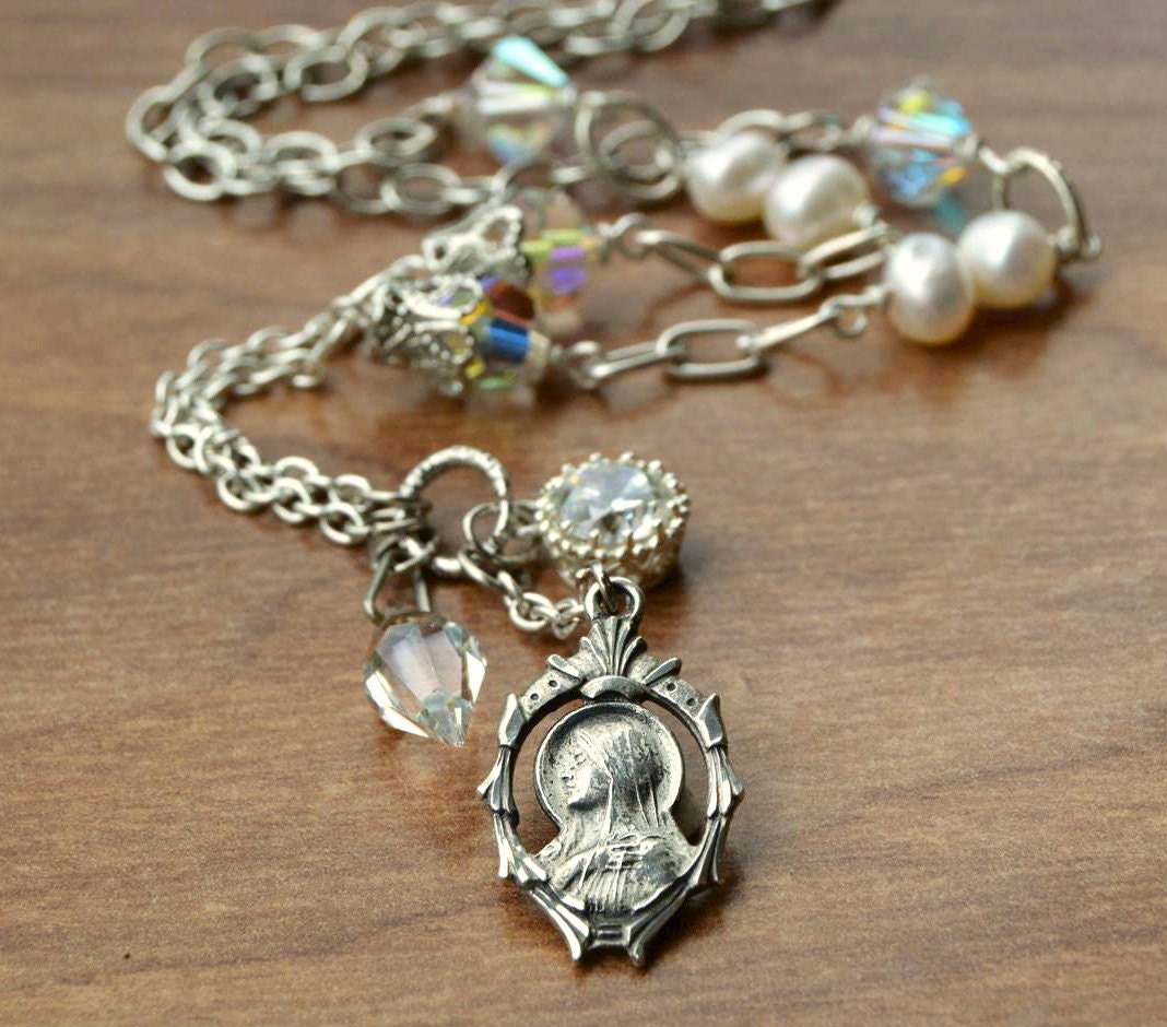 Religious Catholic jewelry Catholic Religious Necklace