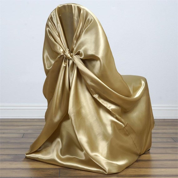 Light Gold Universal Chair Covers CHEAPER THAN RENTING