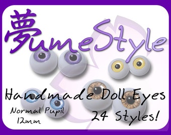 BJD Eyes - 12mm - 24 Styles!