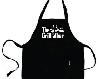 Grilling Father Gift Boyfriend Gift Husband Mens Gift Personalized Mens THE GRILLFATHER Grilling Gifts For Dad Grill Aprons .