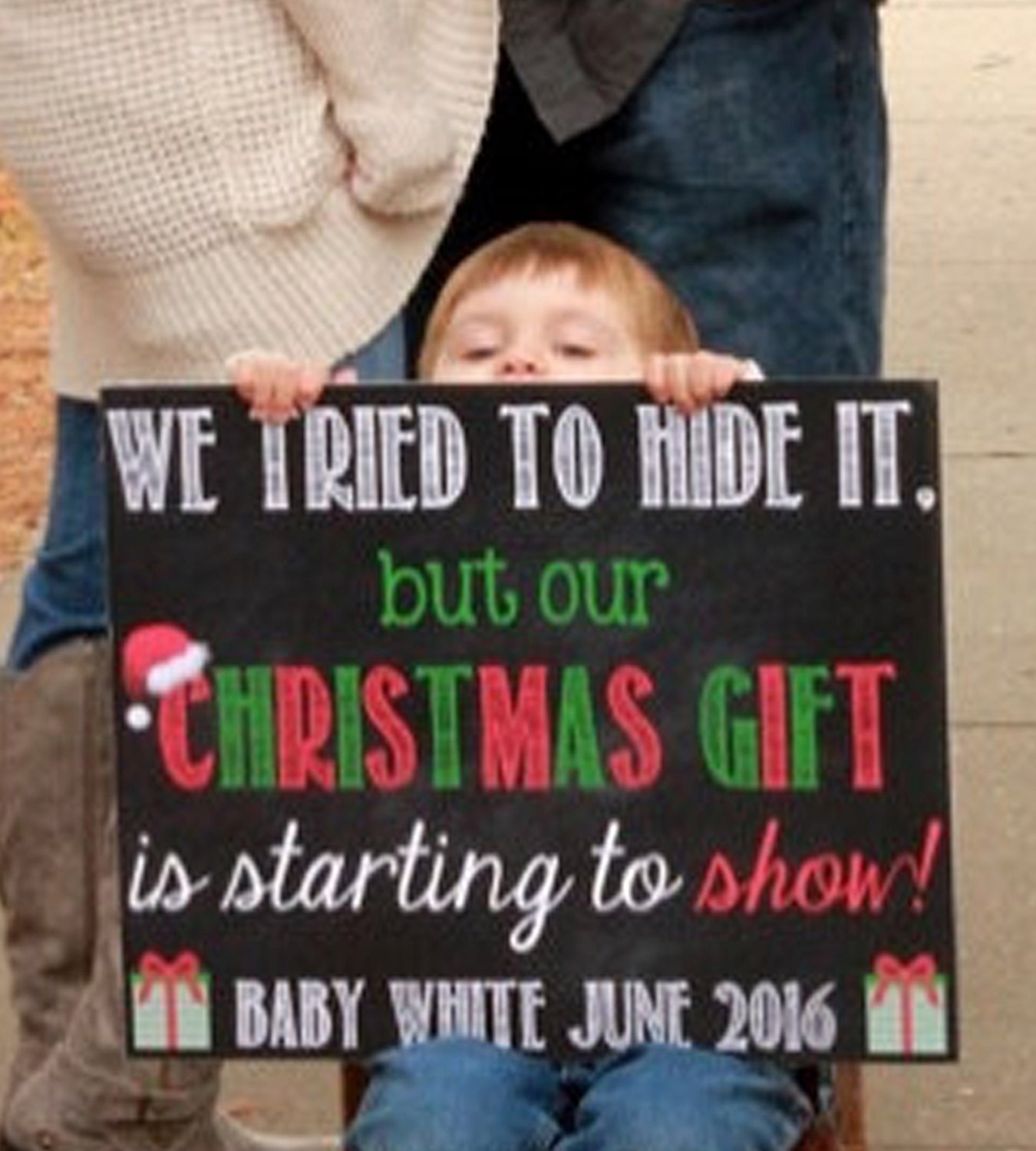 Christmas Pregnancy Announcement Christmas Pregnancy Reveal