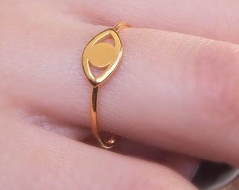 Dainty evil eye, Solid gold evil eye, Minimal evil eye, K14 evil eye, Tiny evil eye, Trendy evil eye, Evil eye,