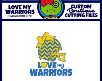 Football Helmet SVG. Warrior SVG. Chevron Football SVG. svg files. png files. studio files. studio3 files. cricut files. svg cuttables