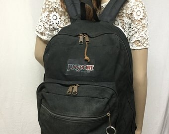 Jansport Backpack,backpack bag, Leather Bottom,black,brown,back pack