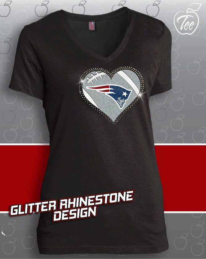 New England Patriots Rhinestone Glitter by MasterPeaceDesigns
