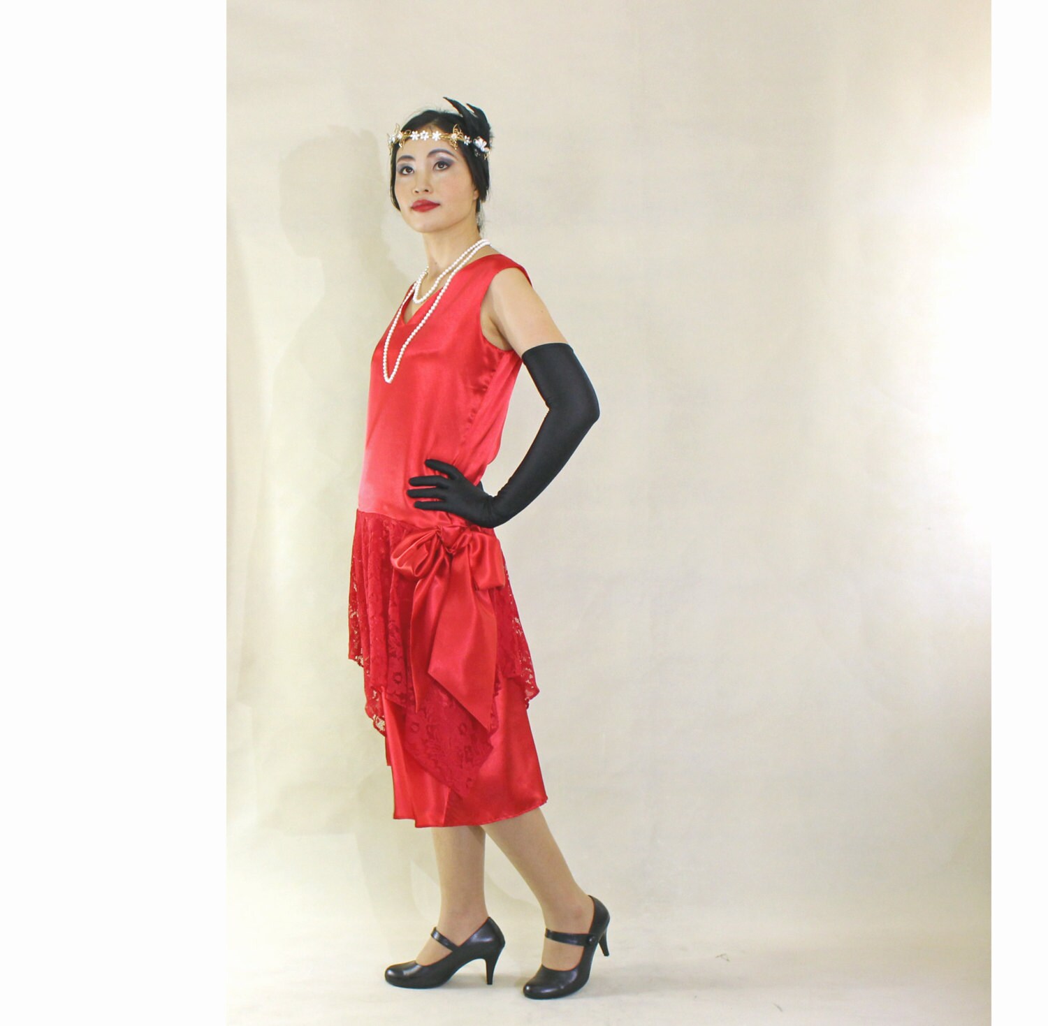 red gatsby costume
