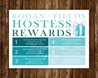 Hostess Rewards Card | Rodan and Fields