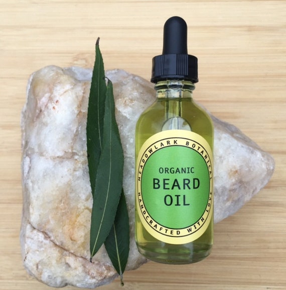 Organic Beard Oil w. Argan / Natural Beard by MeadowlarkBotanical